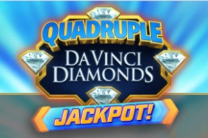 Quadruple Da Vinci Diamonds Jackpot